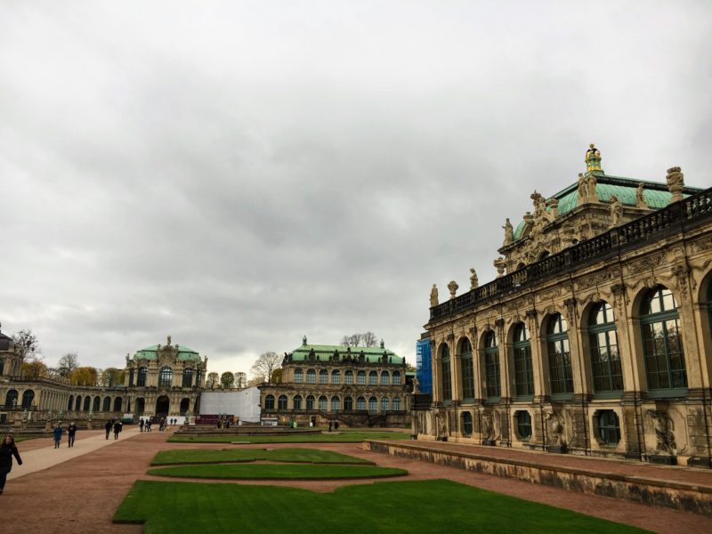 ドレスデンのツヴィンガー宮殿中庭