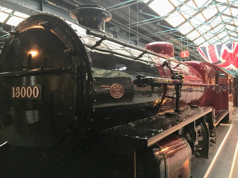 イギリス国立鉄道博物館内の鉄道車両