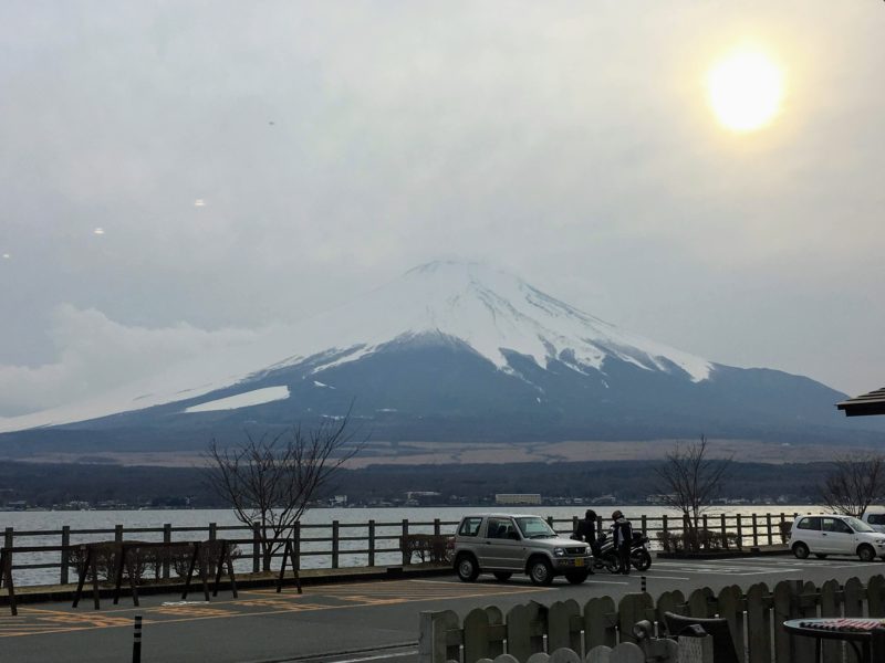Cafeノアから見える富士山