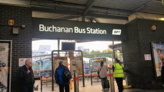 グラスゴーの長距離バス停であるブチャナンバスステーション（Buchanan Bus Station）